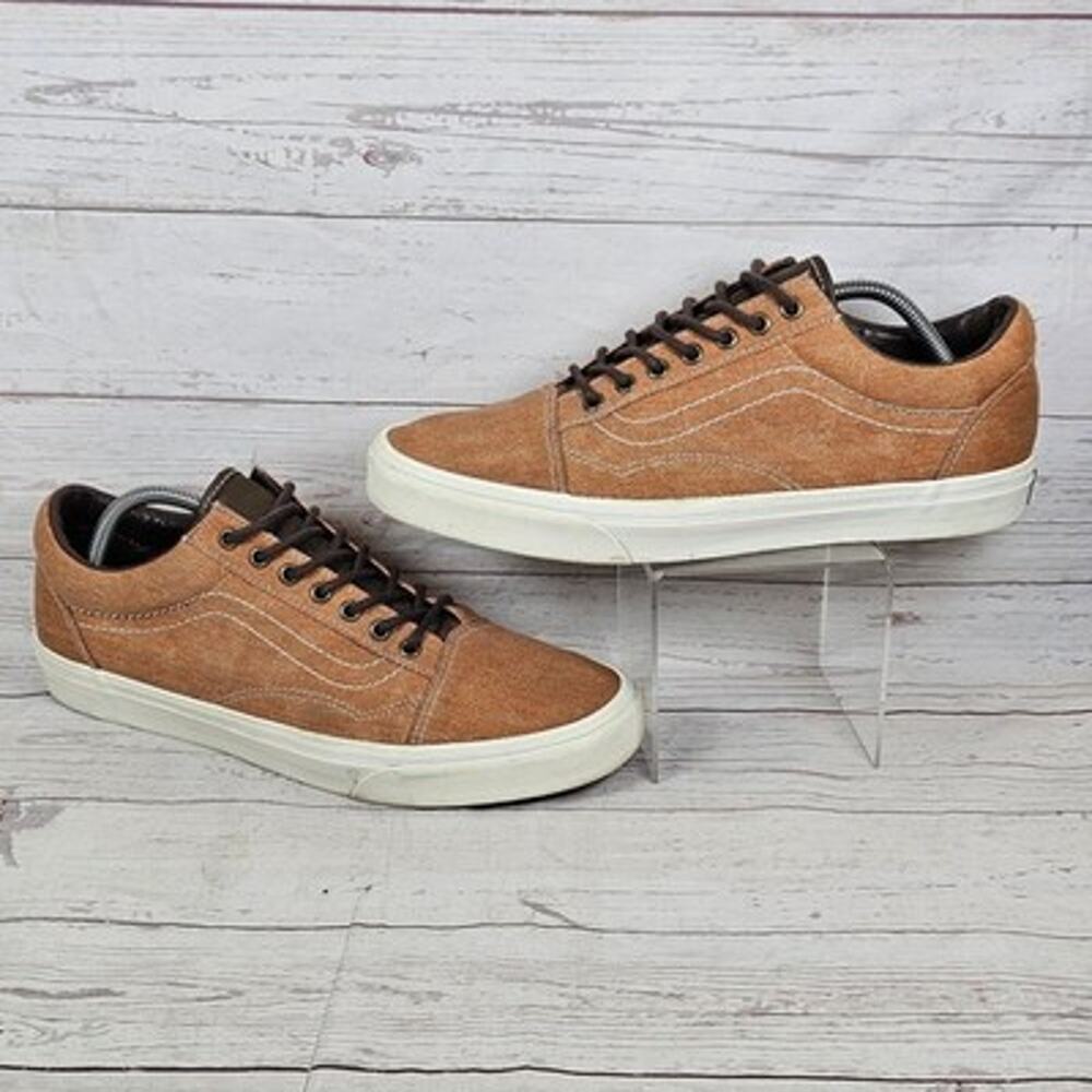 Vans Old Skool Men's 11.5 Rust Brown Canvas Skate Casual Sneakers